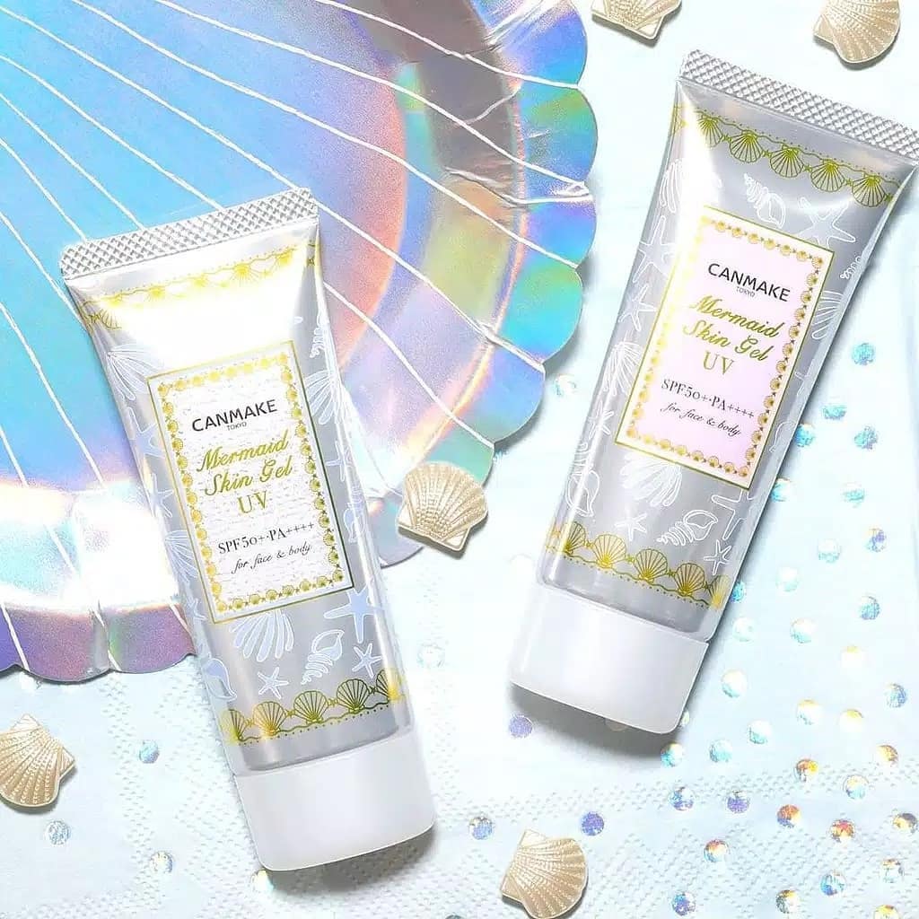 Mermaid Skin Gel UV SPF 50+ / PA++++ #02 40g สูตรใหม่ล่าสุด!! No.02 กันแดด +โทนอัพ เนื้อบางเบา ทาแล้วผิวดูสว่างขึ้น ไม่ทำให้หน้ามันเยิ้มระหว่างวัน